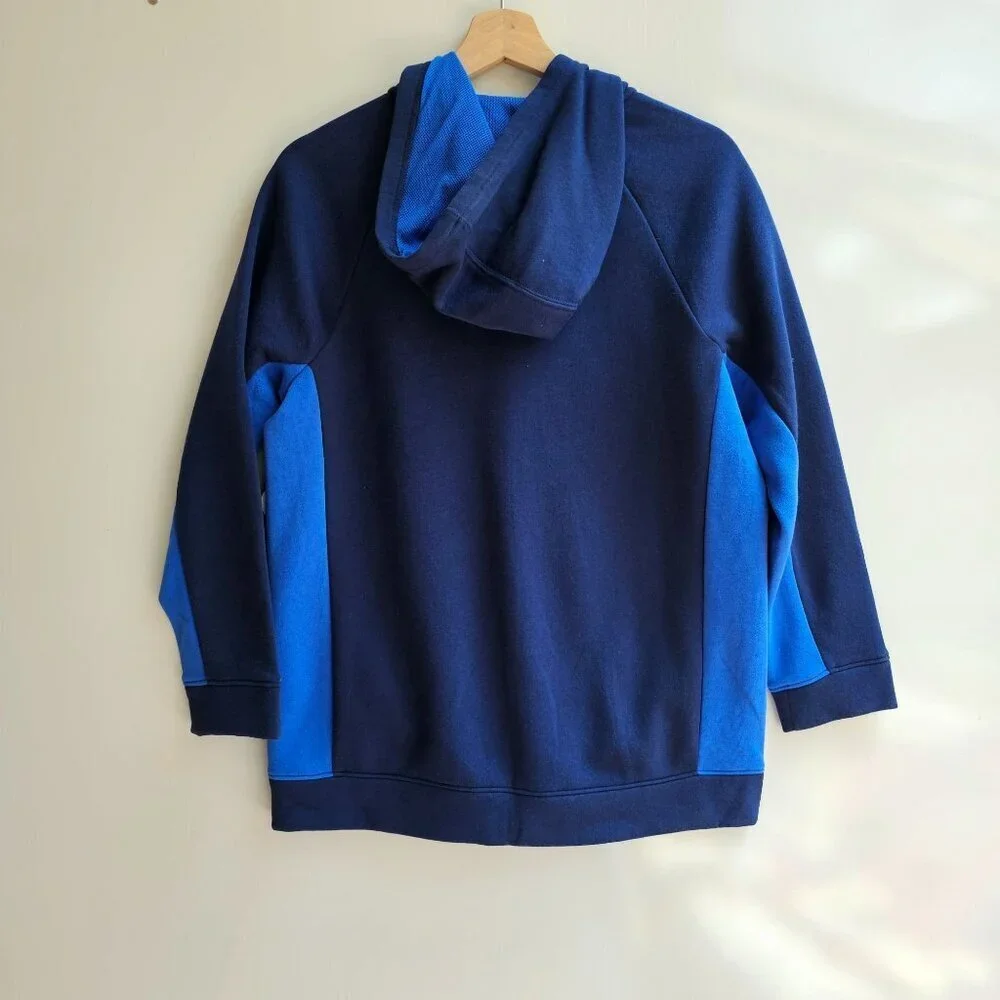 NWT Xersion Boys Large Husky Size 14/16 Zip-Up Hoodie American Navy Blue